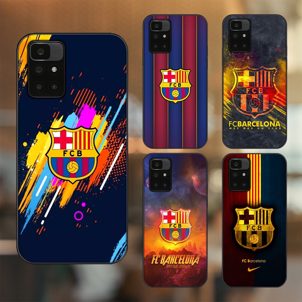 Ốp lưng Xiaomi Redmi 10 viền đen in hình Barcelona Barca
