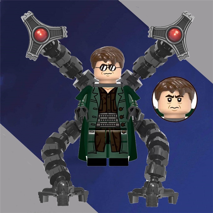 Bác sĩ. Đồ Chơi Lắp Ráp Lego Mô Hình Nhân Vật Anh Hùng 3D Lego Bạch Tuộc/Người Nhện