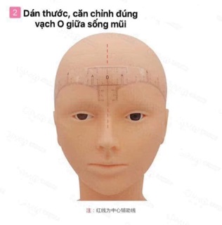 Thước đo ,dán ,vẽ lông mày (10 cái)
