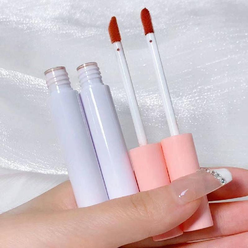 [Hàng mới về] Set 5 thỏi son kem lì mini mềm mịn như nhung chống thấm nước lâu trôi thiết kế dễ thương