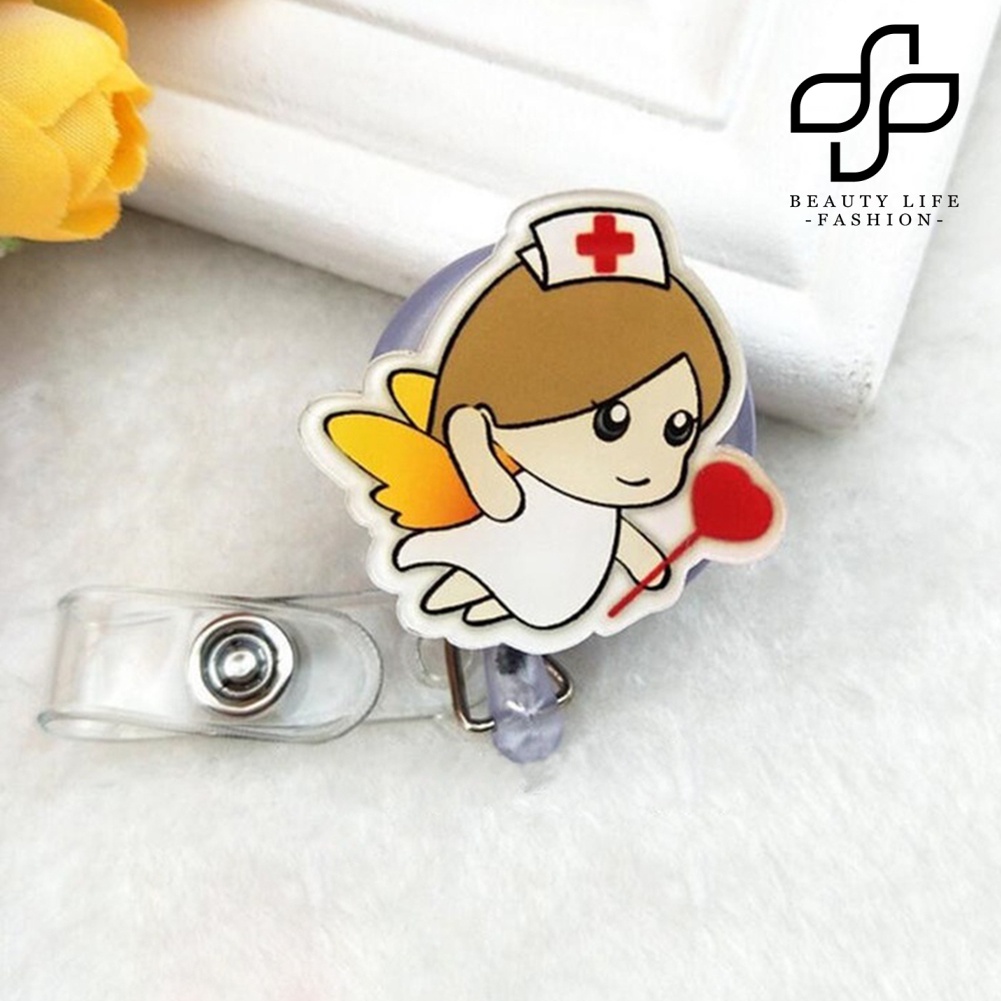 Dây Đeo Bảng Tên Họa Tiết Hoạt Hình Dễ Thương Giá Đỡ