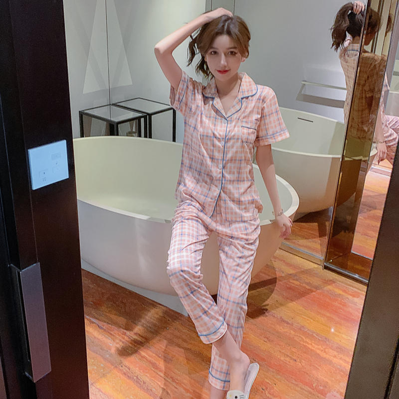 Bộ Pijama Mặc Ở Nhà Chất Liệu Cotton Gợi Cảm Cho Nữ Size M-2Xl