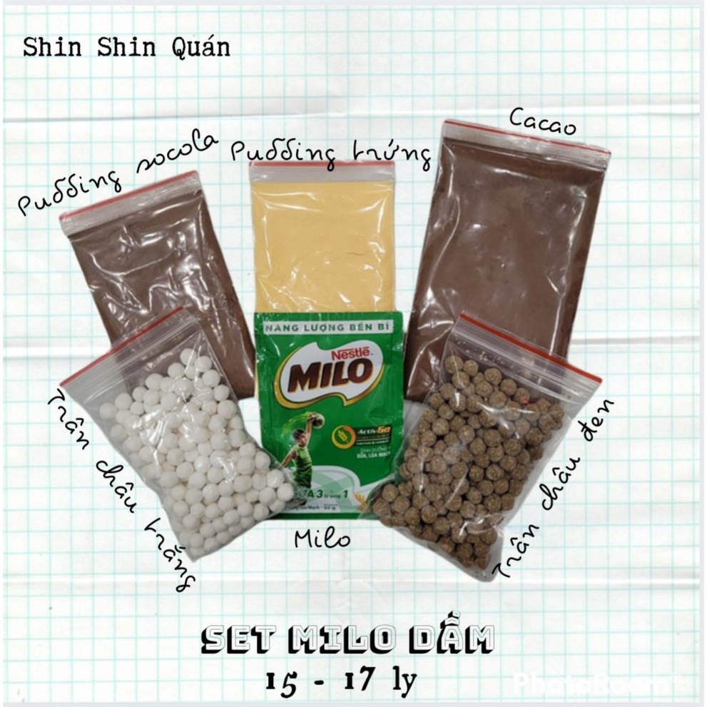 Set MILO DẦM Cao Cấp Siêu Ngon