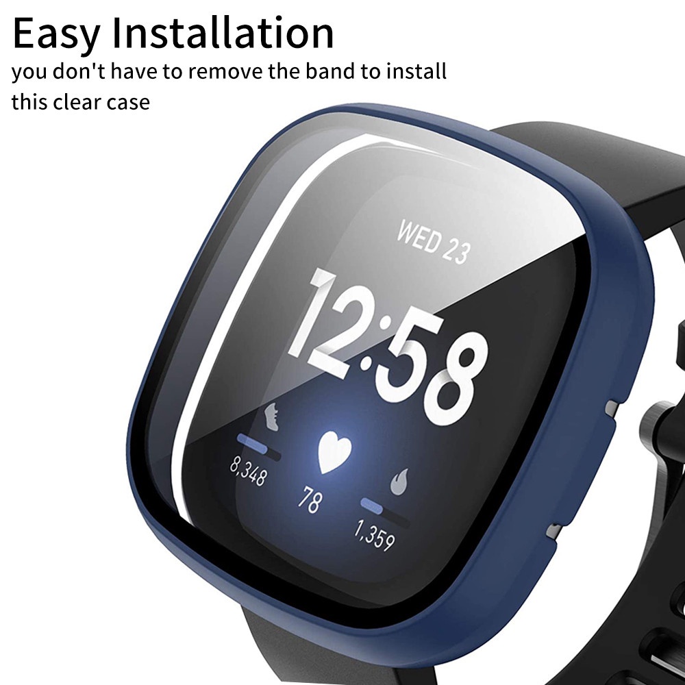 Miếng Dán Màn Hình Cho Đồng Hồ Thông Minh Fitbit Versa 3 / Sense / Versa 2 Kèm Phụ Kiện