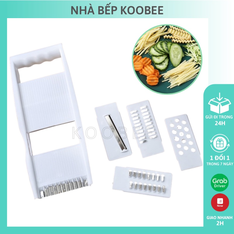 Bộ Nạo Gọt Hoa Quả KOOBEE Đa Năng 5 Trong 1 Dễ Dàng Tạo Hình và Nạo Sợi (SC02)