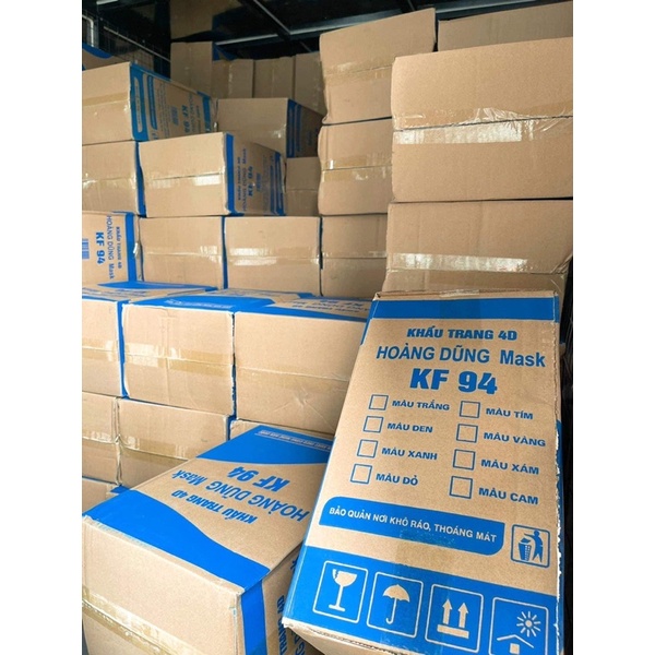 1 THÙNG KHẨU TRANG KF94 HOÀNG DŨNG ( 300 CÁI)