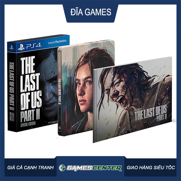 Đĩa game PS4 The Last Of Us Part II Special Edition