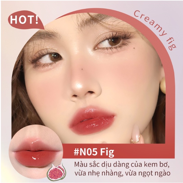 Son tint Judydoll Ice Tea Mirror mật ong thạch thủy tinh 0.5ml