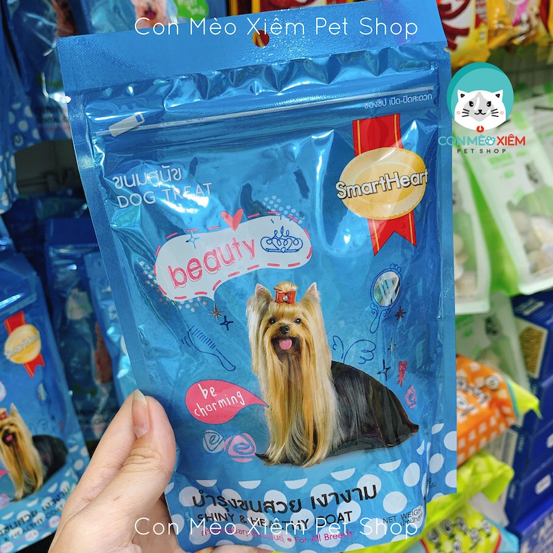 [Mã 208FMCGSALE giảm 8% đơn 500K] Bánh thưởng cho chó Smartheart snacks gói 100g đồ ăn vặt cho cún cưng Con Mèo Xiêm