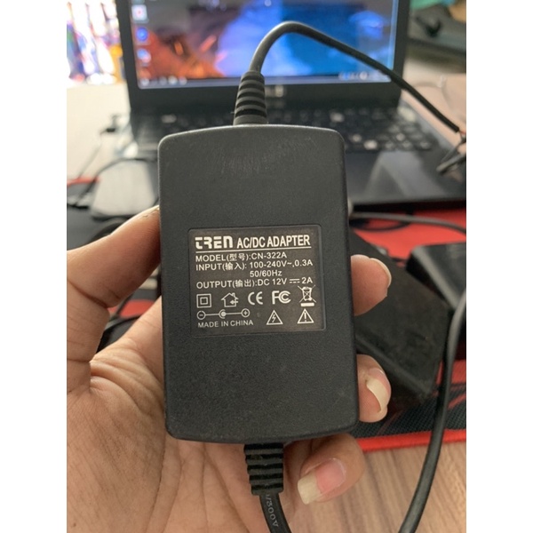 Adapter  12v-2a dùng cho camera, modem, đèn led, quạt, sạc…
