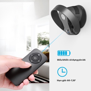 Quạt treo tường không cánh skj có điều khiển từ xa - quạt không cánh để bàn cung cấp gió tự nhiên