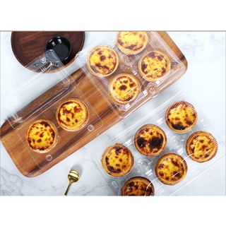 50 hộp đựng 4 hoặc 6 bánh tart trắng hoặc bánh bao ngăn tròn mã FJ311 hoặc CL06