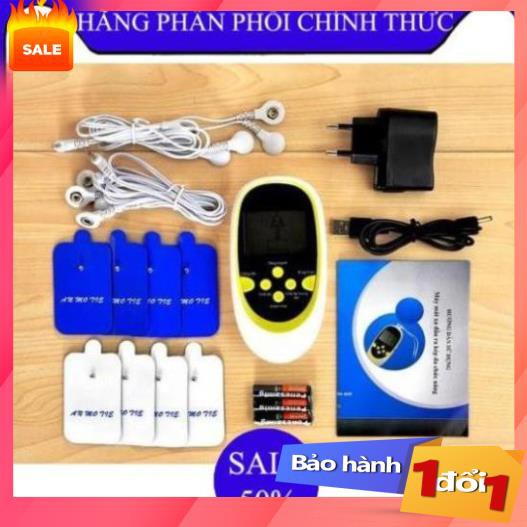 máy massage xung điện,Massage đa chức năng (8 miếng)  - Bảo hành úy tín 1 đổi 1