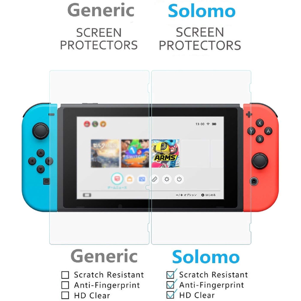 9H Nintendo Switch Tempered Glass Screen Protector