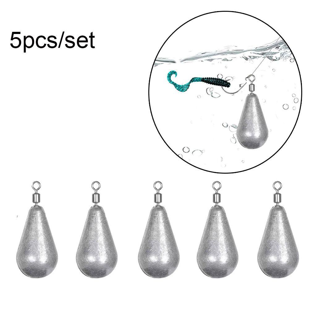 SUYO Set 5 Chì Trọng Lượng Câu Cá 5g / 7g / 10g / 14g / 20g