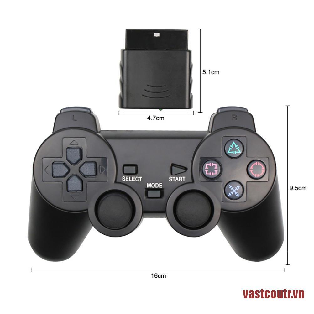 VASTR 2.4G Wireless Controller Dual Vibration Joystick Gamepad With Receiver For PS2