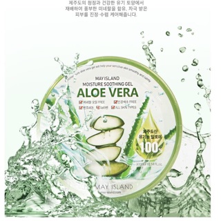 [MỌI LOẠI DA] - Gel Lô Hội May Island Aloe Vera Purity 100% Soothing Gel
