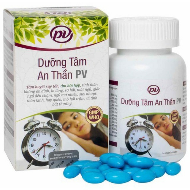 Dưỡng Tâm An Thần PV dành cho người bị stress mất ngủ ngu không ngon giấc