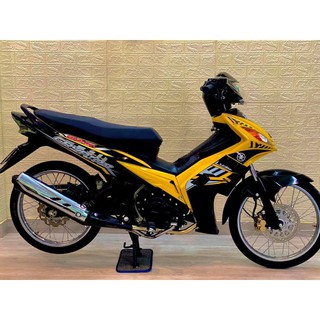 Tem xe exciter 2010 vàng đen trắng
