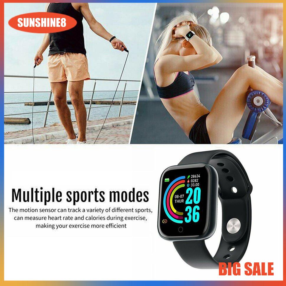 【SUN】Đồng hồ thông minh  Y68  cho IOS Android Phiên bản chủ đề đa chế độ