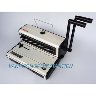 Máy đóng gáy lò xo lỗ tròn dùng lò xo kẽm BOSSER WR970R - Máy đóng lò xo kẽm Bosser WR 970R