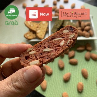 100gr Biscotti Lộc Lá Healthy vị Dâu Tây ,7 loại ngũ cốc không đường, không chất bảo quản, 100% lúa mạch nguyên cám