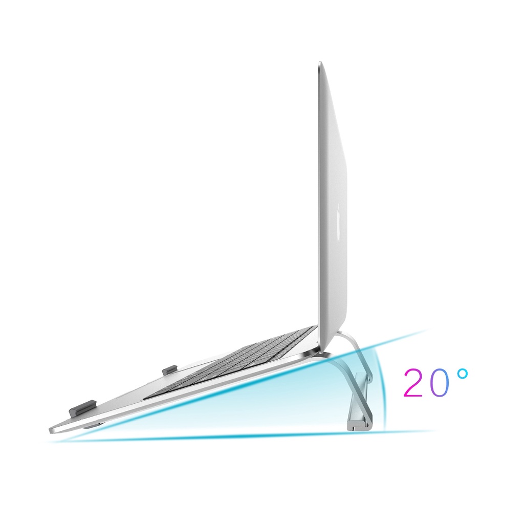 Giá Đỡ Tản Nhiệt Nhôm SJZJ004 Cho Macbook, Laptop, máy tính xách tay, Ipad, Surface