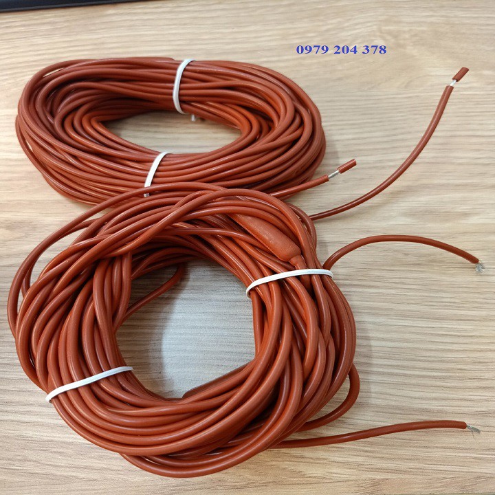 Dây điện trở sưởi silicone 12m-240V