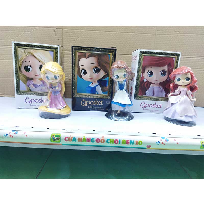Đồ chơi Mô Hình công chúa Disney-9913 (Rapunzel, Belle, Ariel) 14cm