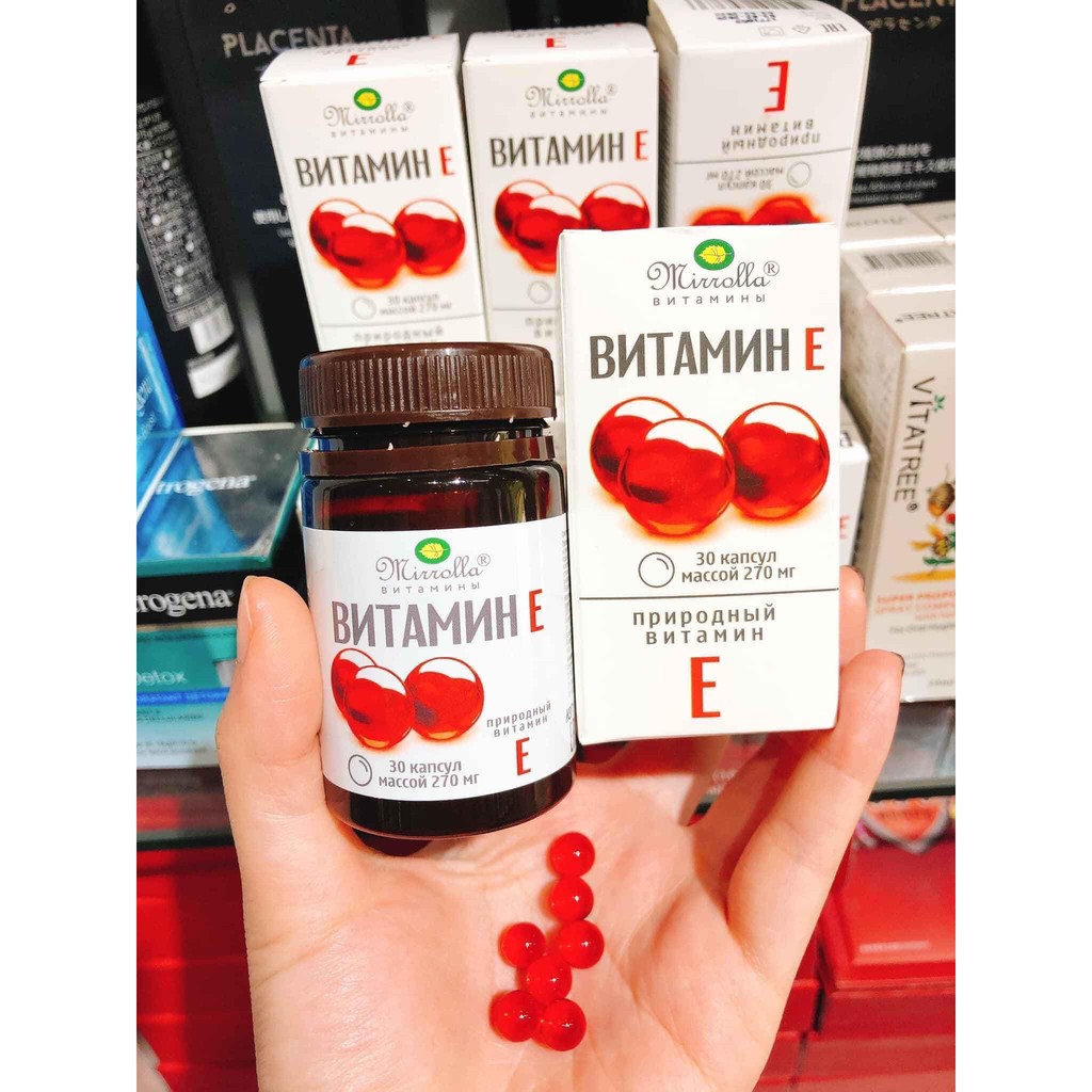 [Siêu rẻ] VITAMIN E ĐỎ NGA 30 VIÊN