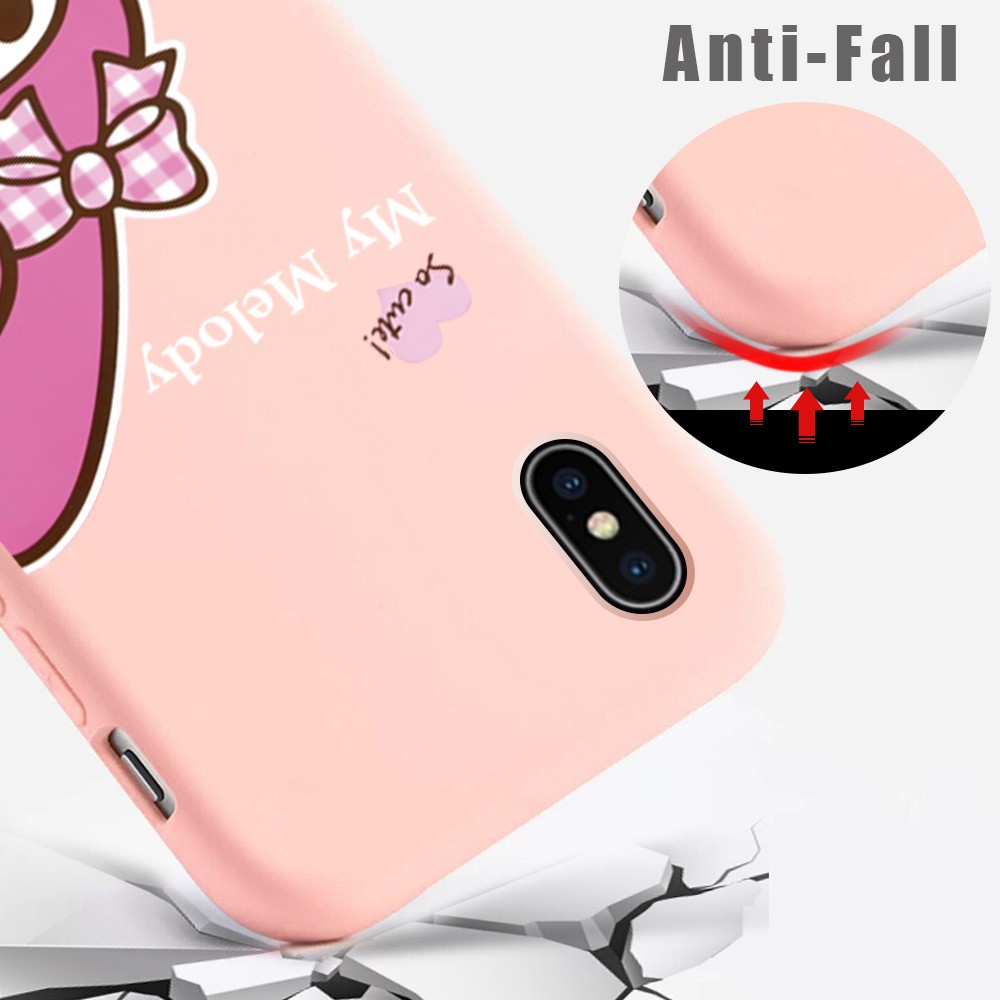 Samsung Galaxy S7 Edge S8 S9 Plus S9+ S8+ Silicone  My Melody Soft Phone Case Protective Cartoon Anime Casing Full Cover Shockproof Back Cases Ốp lưng điện thoại Bao mềm In Hình cho