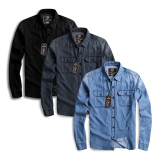 Áo SơMi Denim JustMen Phong Cách