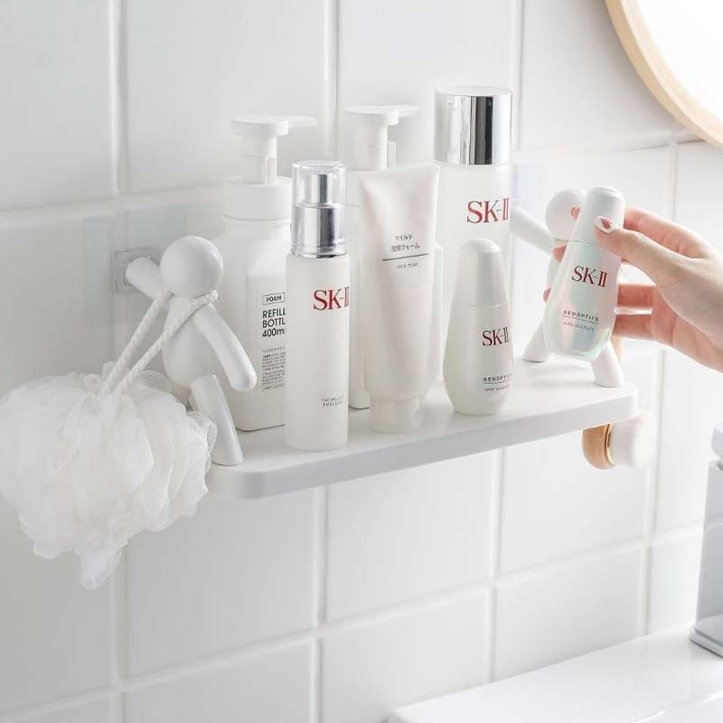 MVP2498 Kệ đựng mỹ phẩm gia vị dụng cụ bếp nhà tắm treo tường đa năng không cần khoan đục