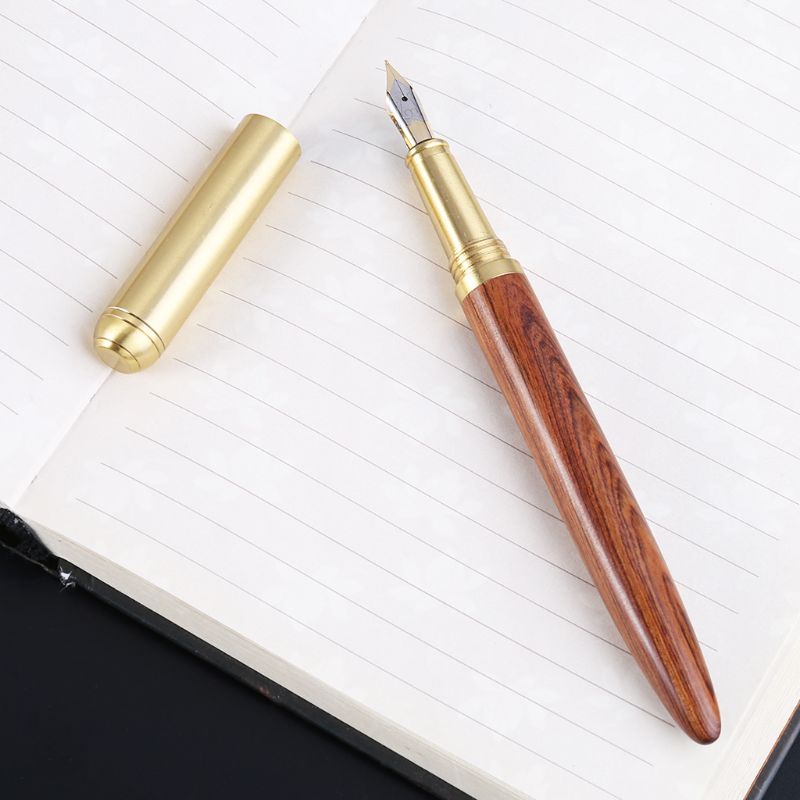Bút Máy Bằng Đồng Ngòi Bút 0 7mm Sang Trọng Cổ Điển