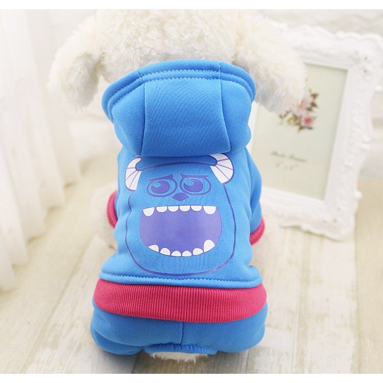 Quần áo thú cưng - Bộ nỉ 4 chân