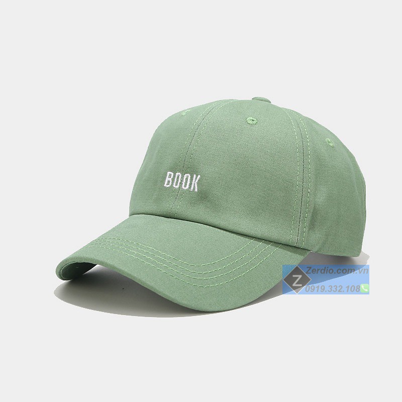 Nón kết nam nữ đẹp, thêu họa tiết chữ vải cotton cực mát nhiều màu tùy chọn - M09