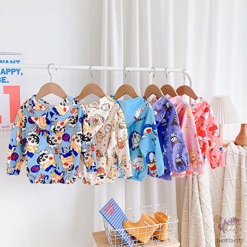 Áo khoác có mũ trùm ấm áp thời trang xuân thu phong cách Hàn Quốc dành cho trẻ em