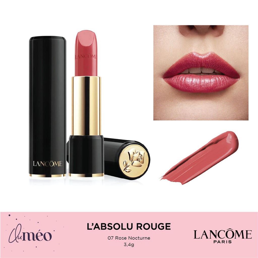 Son lì Lancôme L’Absolu Rouge - 07 Rose Nocturne - 3,4g