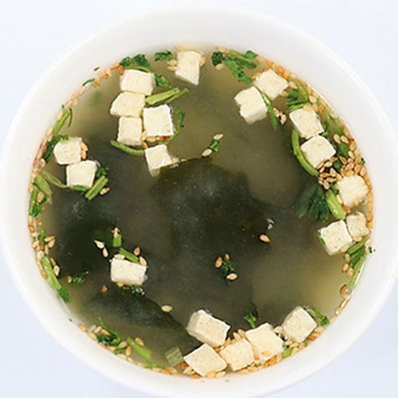 Canh Rong Biển Miso ( Hộp 10 gói ) Dùng Chay Được