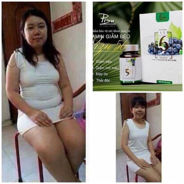 Vitamin giảm béo nho đen pizu 56