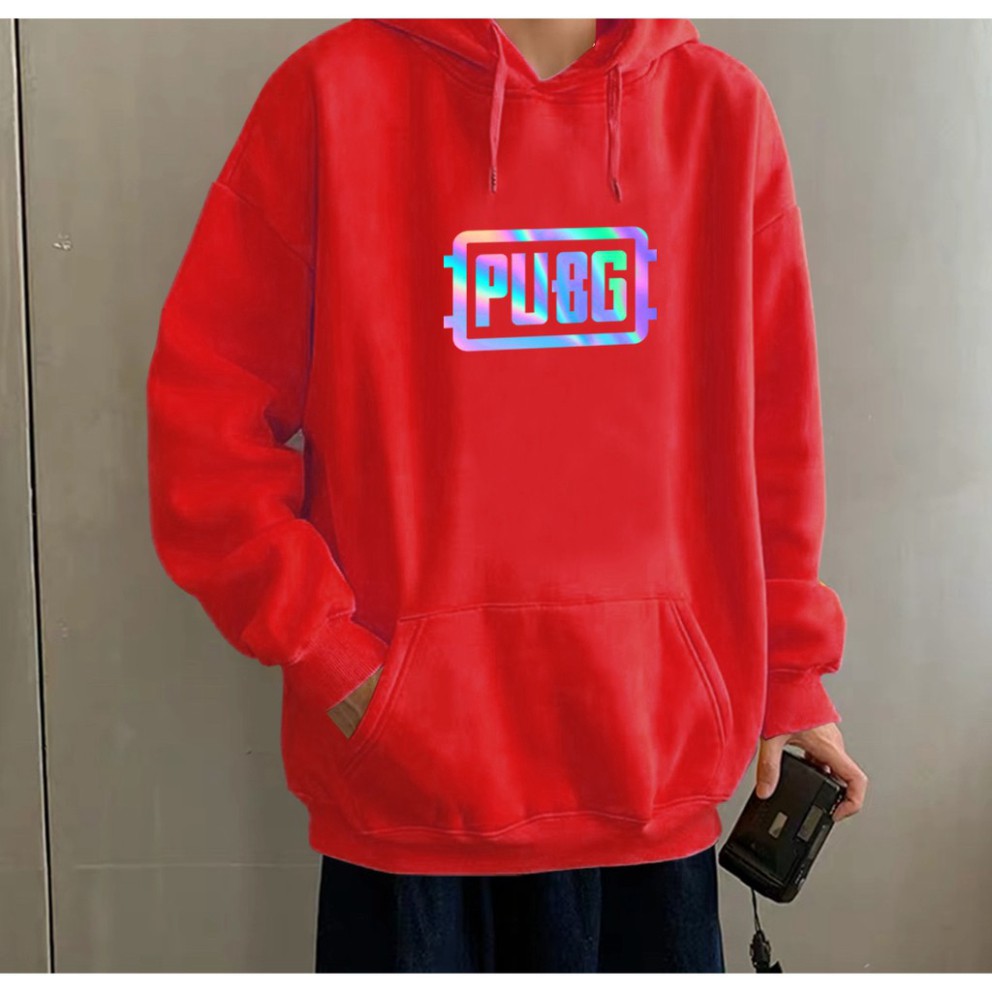 Áo Khoác Nỉ Hoodie Phản Quang PUBG PQ15KN