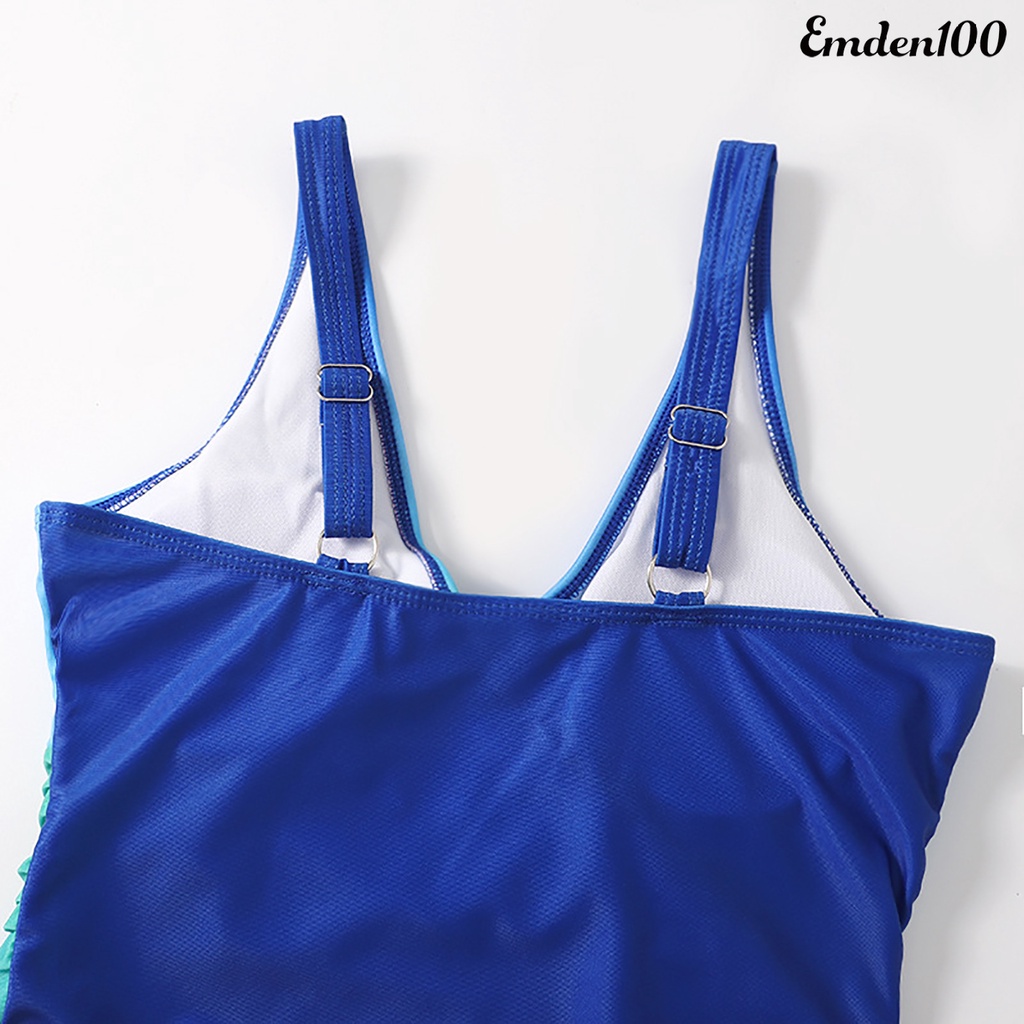 Bộ Đồ Bơi Một Mảnh Màu Sắc Gradient Có Size Lớn Dành Cho Nữ