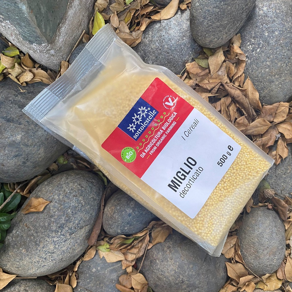 Hạt kê hữu cơ đã bóc vỏ Sottolestelle 500g