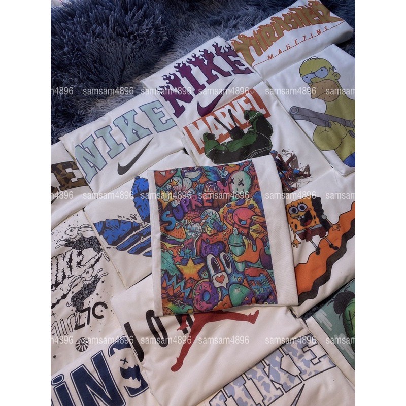 [RẺ VÔ ĐỊCH] Áo Thun Hiệu Unisex Form Rộng Tay Lỡ mã 002 | BigBuy360 - bigbuy360.vn