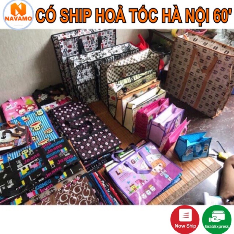 TÚI DỨA BẠT đủ size lớn nhỏ 💝 FREESHIP 💝 Túi Đựng Đồ Có Khóa Dây Kéo Tiện Lợi Thích hợp Đựng Quần Áo, chăn màn