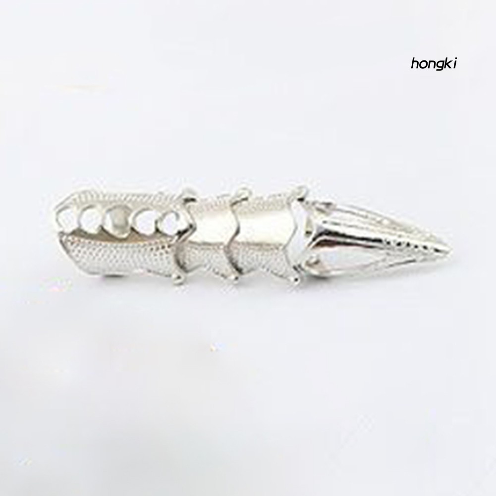 Nhẫn đốt ngón tay hình móng vuốt phong cách gothic punk thời trang unisex