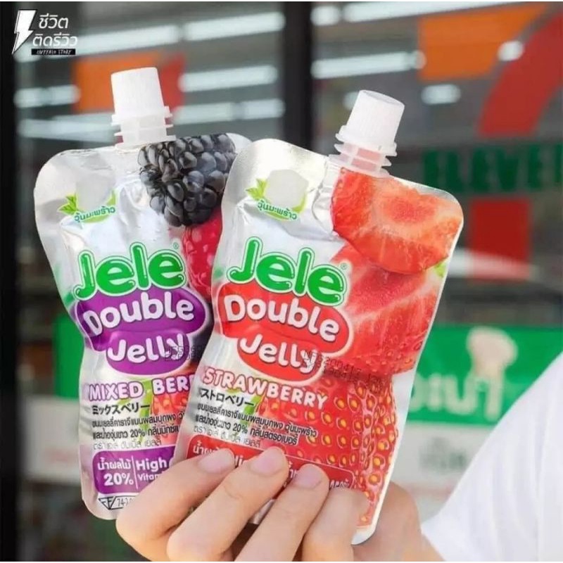 Nước trái cây thạch Jele Double Jelly 125g
