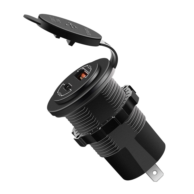 Ổ Cắm Sạc Nhanh Chống Nước IP65 60W Cho QC 4 0 PD Cho Điện Thoại / Máy Tính Bảng