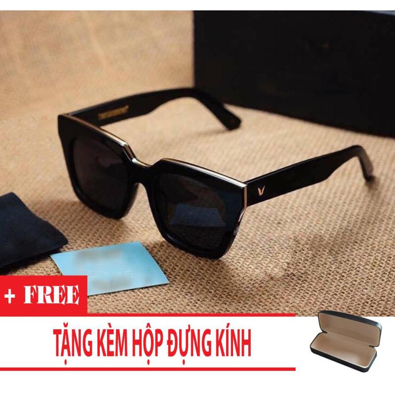 [GIÁ SỐC] Kính Mát Nhựa UNISEX (Đen) (tặng kèm hộp đựng kính)