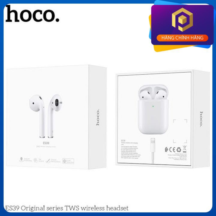 TAI NGHE BLUETOOTH SẠC KHÔNG DÂY HOCO ES39 bản nâng cấp của ES49 - ÂM THANH CHUẨN - BH 1 NĂM